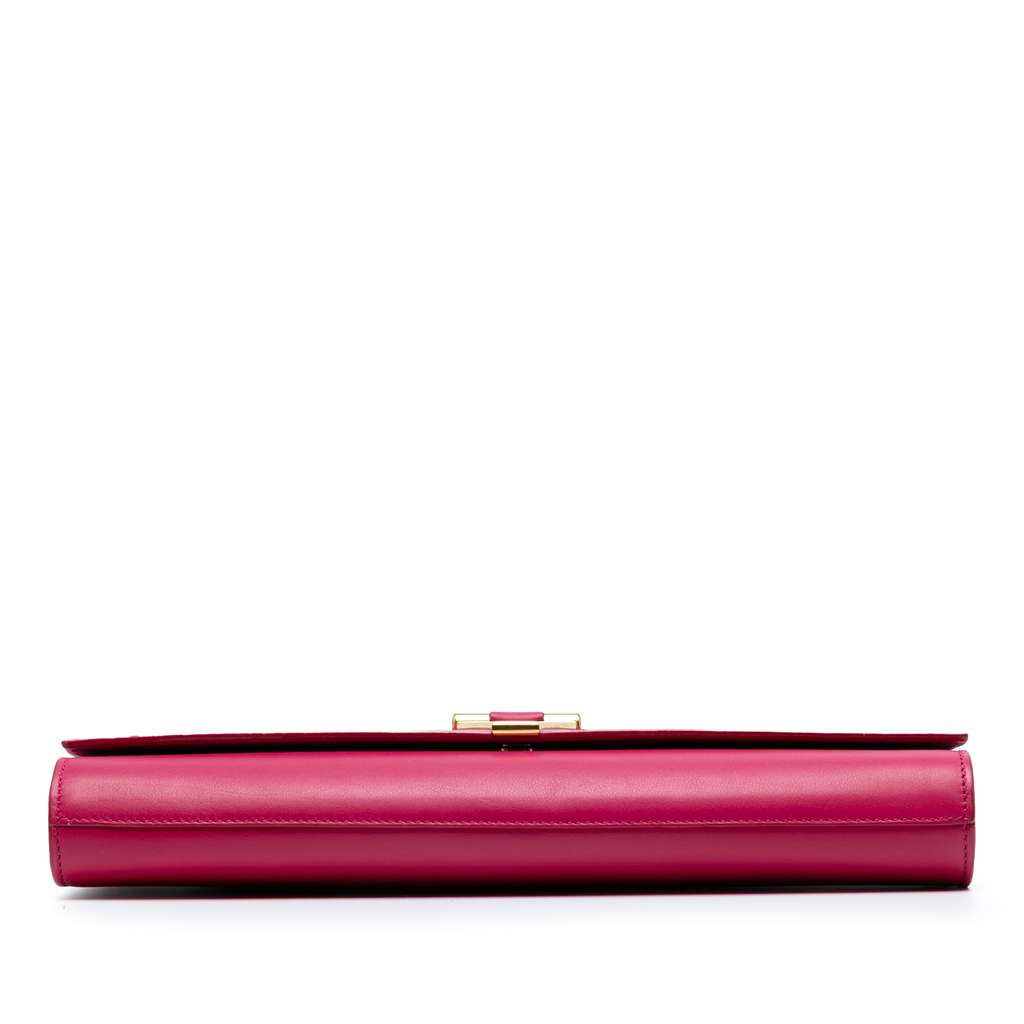 Saint Laurent Leather Chyc Ligne Clutch - Image 6