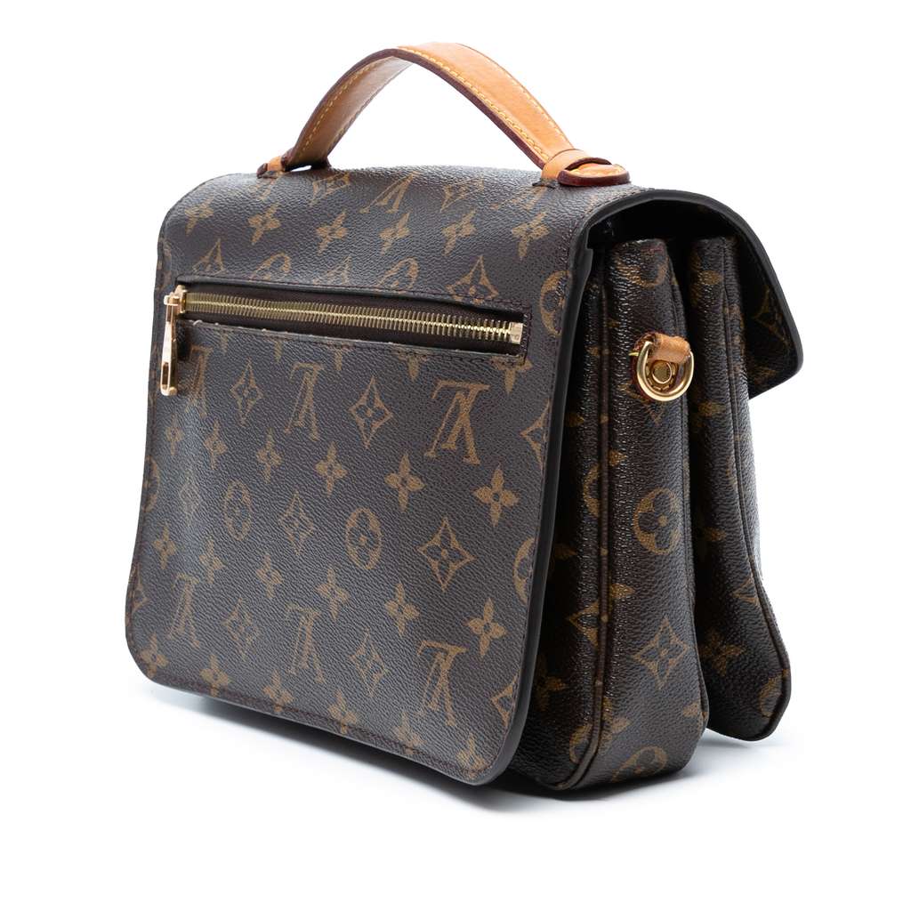 Louis Vuitton Monogram Pochette Metis - Back view