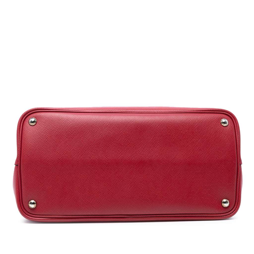 Prada Medium Saffiano Cuir Double Handle Satchel - Image 6