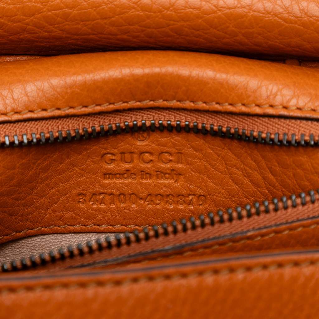 Gucci Small Leather Bamboo Nouveau Fringe Crossbody - Detail 1
