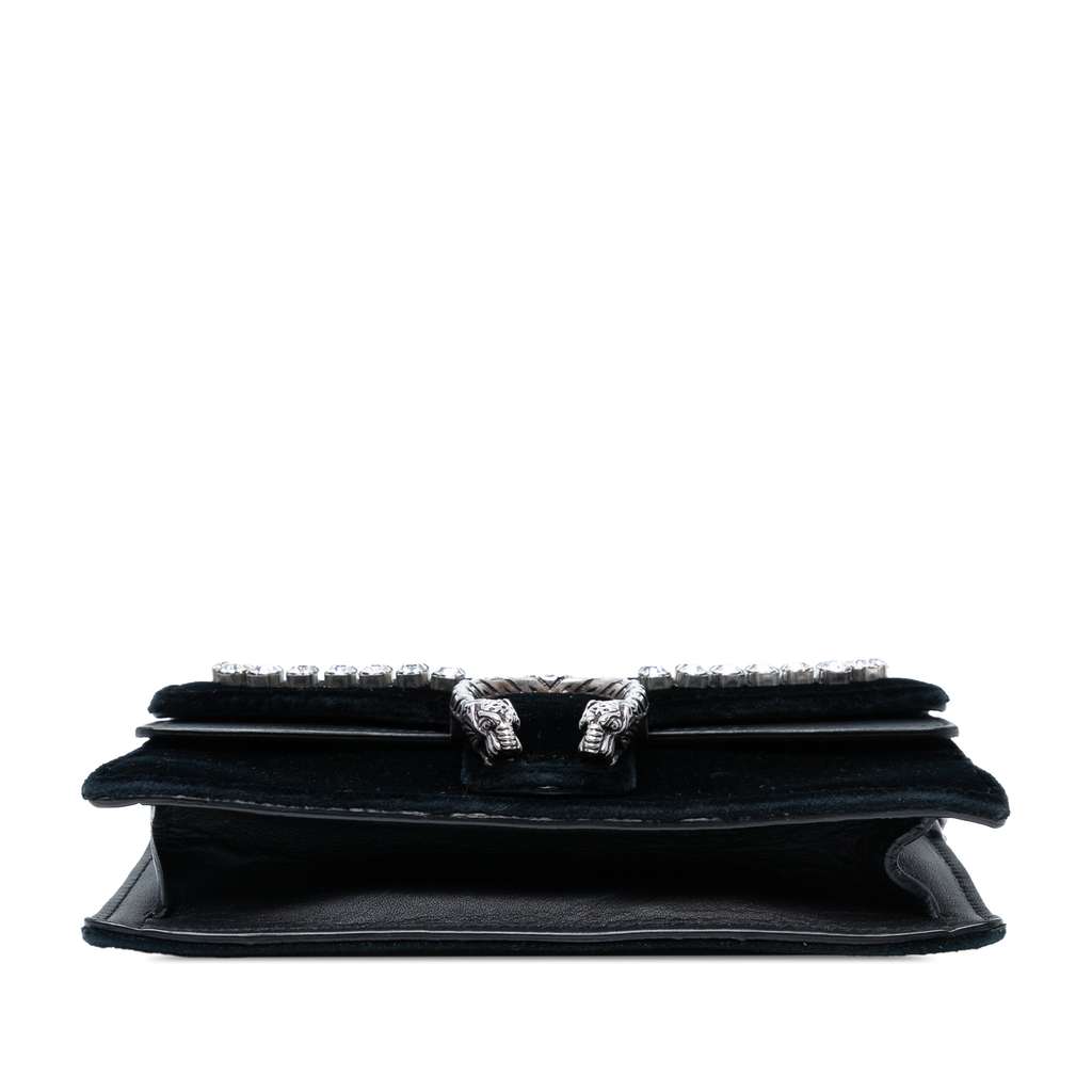 Gucci Mini Crystal Embellished Velvet Dionysus Crossbody - Image 6