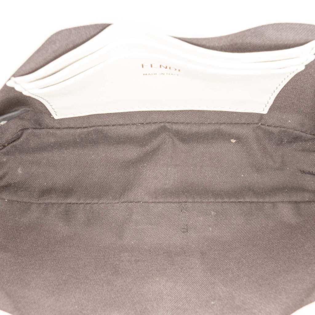 Fendi Mini Zucca Embossed Leather Baguette Satchel - 4