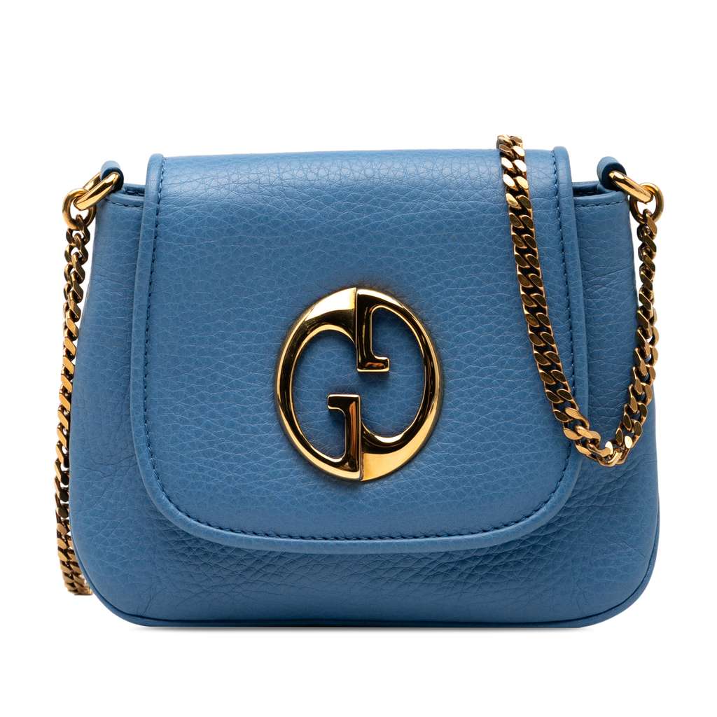 Gucci Small Leather 1973 Chain Crossbody