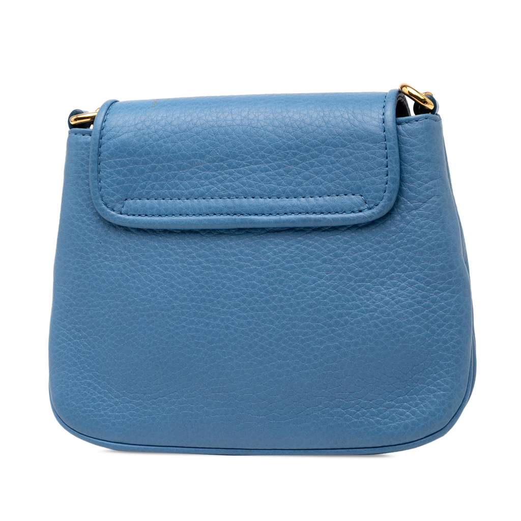 Gucci Small Leather 1973 Chain Crossbody - Back view