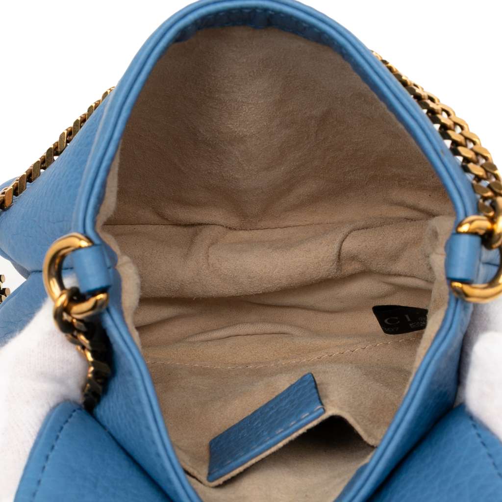 Gucci Small Leather 1973 Chain Crossbody - 4