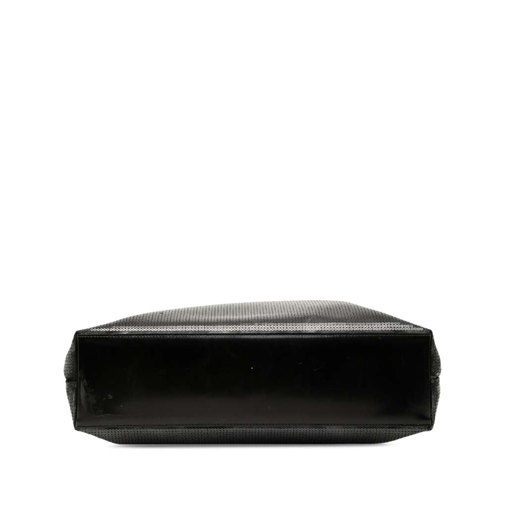 Prada Large Sequined Mesh Logo Tote - Image 6