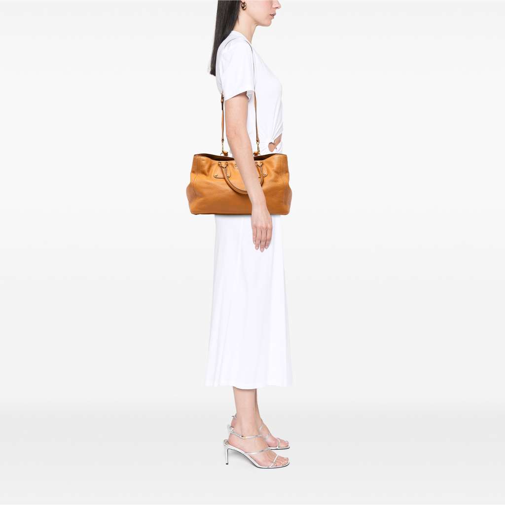 Prada Vitello Daino Open Convertible Tote - Detail 2