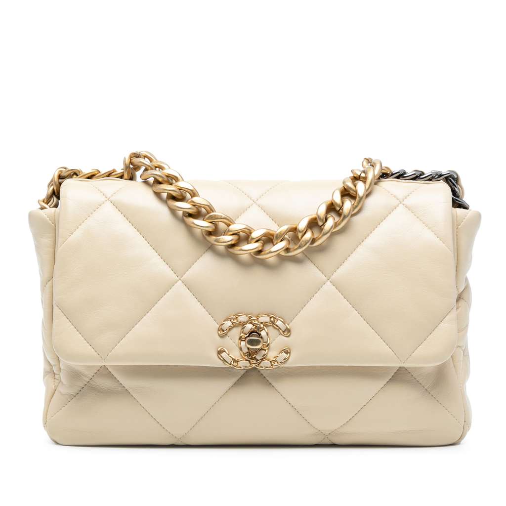Chanel Large Lambskin 19 Flap