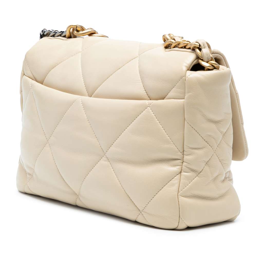 Chanel Large Lambskin 19 Flap - Back view