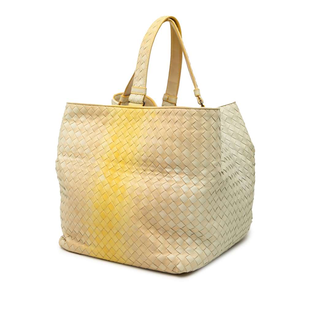 Bottega Veneta Nappa Intrecciato Nuance Bucket Bag - Back view