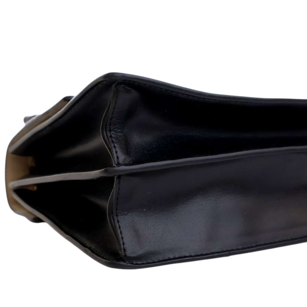 Fendi Medium FF 1974 Embossed Leather Kan U Top Handle Bag - Image 10