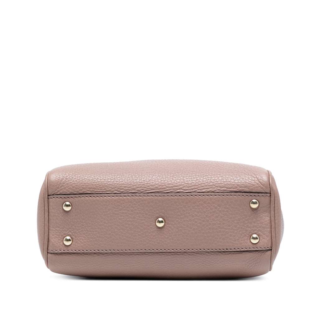 Gucci Mini Calfskin Bamboo Shopper Satchel - Image 6