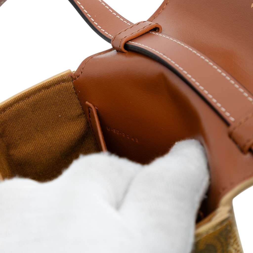 Celine Mini Calfskin Leopard Print Claude Crossbody - Detail 1