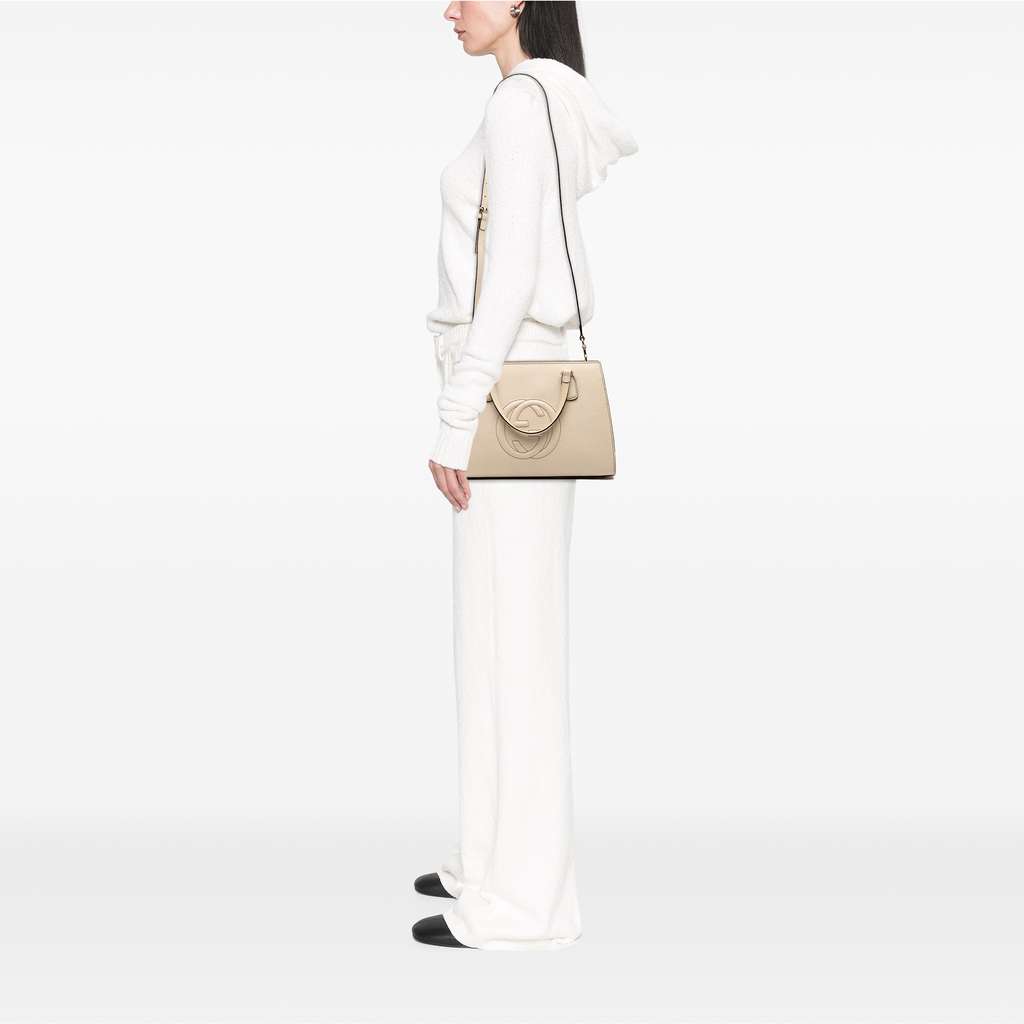 Gucci Medium Leather Soho Satchel - Detail 2