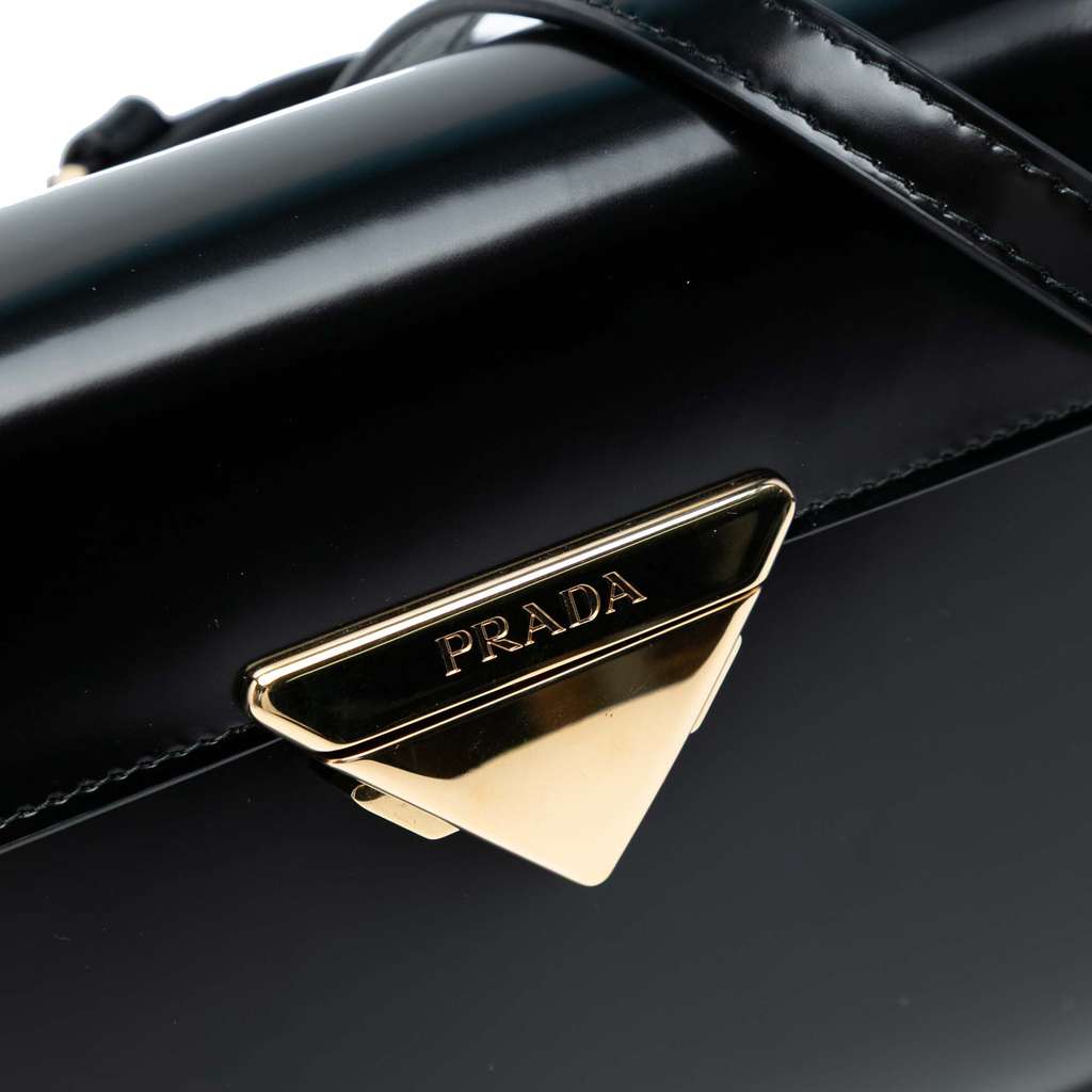 Prada Medium Brushed Leather Satchel - Side view