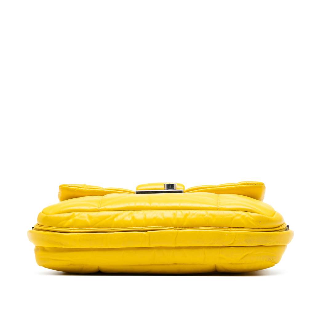 Prada Nappa Bomber Sound Lock Chain Flap - Image 6