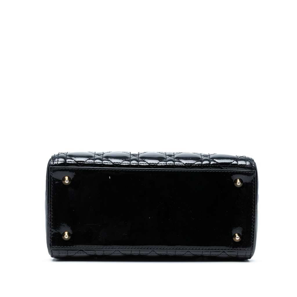Dior Medium Patent Cannage Lady Dior - Image 6