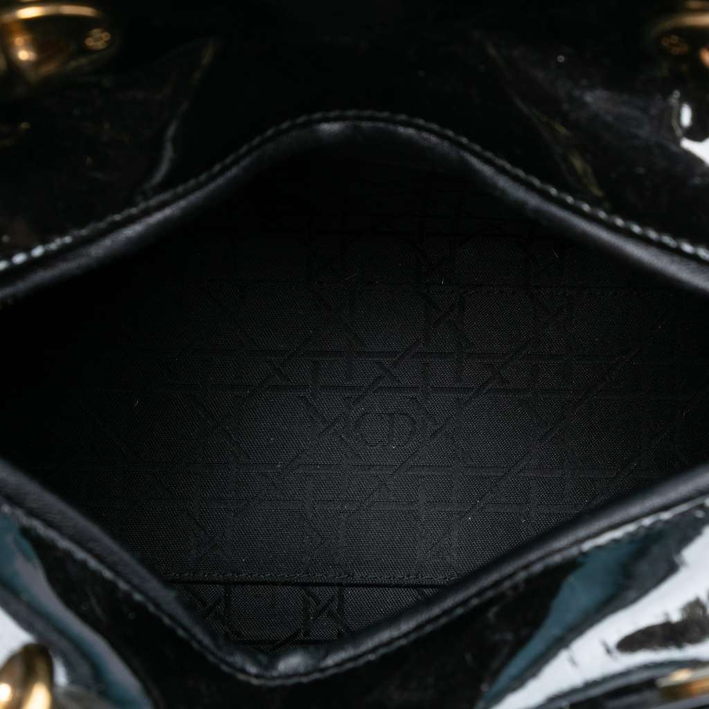 Dior Medium Patent Cannage Lady Dior - 4