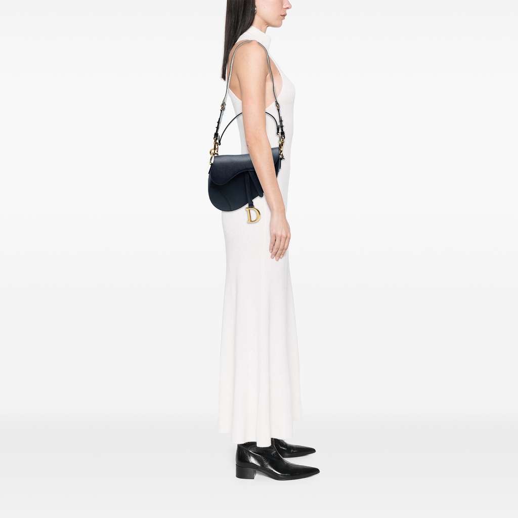 Dior Grained Calfskin Saddle Bag - Detail 2