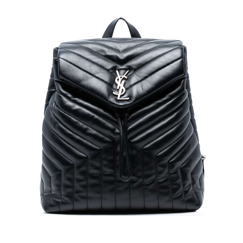 Saint Laurent Medium Matelasse Leather Monogram LouLou Backpack