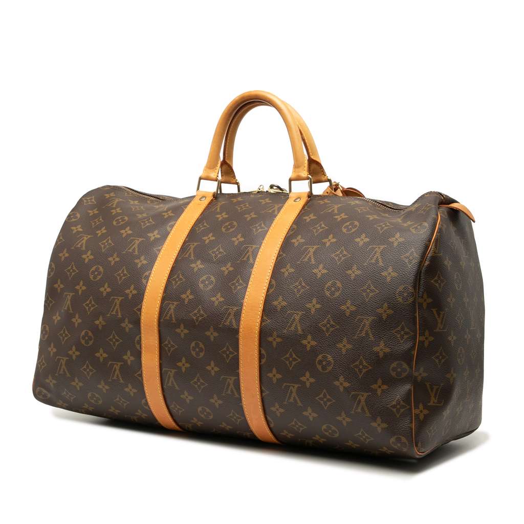 Louis Vuitton Monogram Keepall 50 - Back view