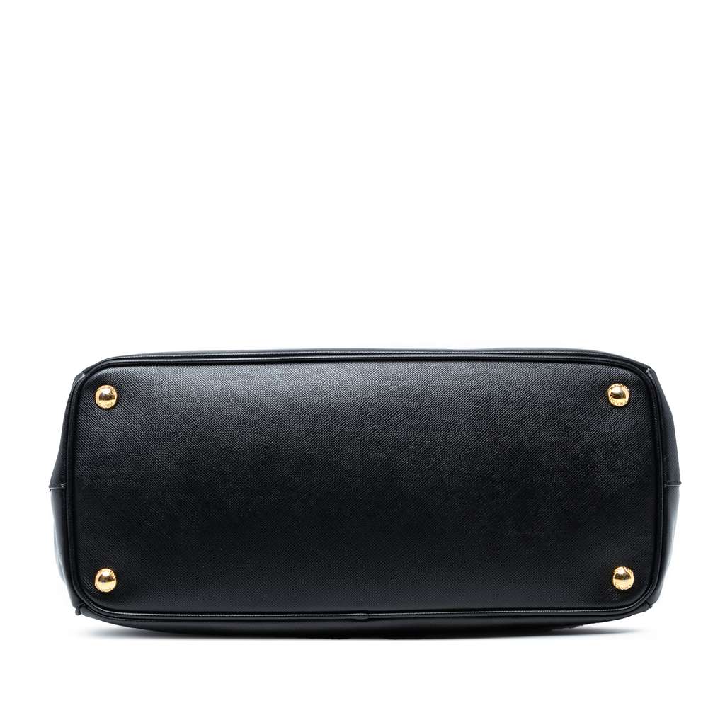 Prada Medium Saffiano Lux Galleria Double Zip Satchel - Image 6