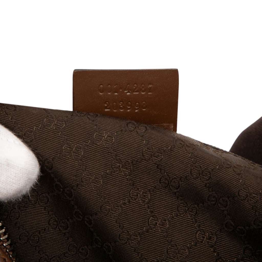 Gucci Canvas Web Shoulder Bag - Detail 1