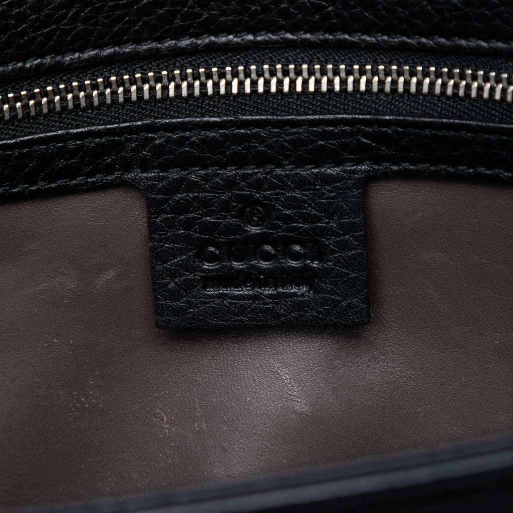 Gucci Medium Studded Leather Miss Bamboo Crossbody - Side view