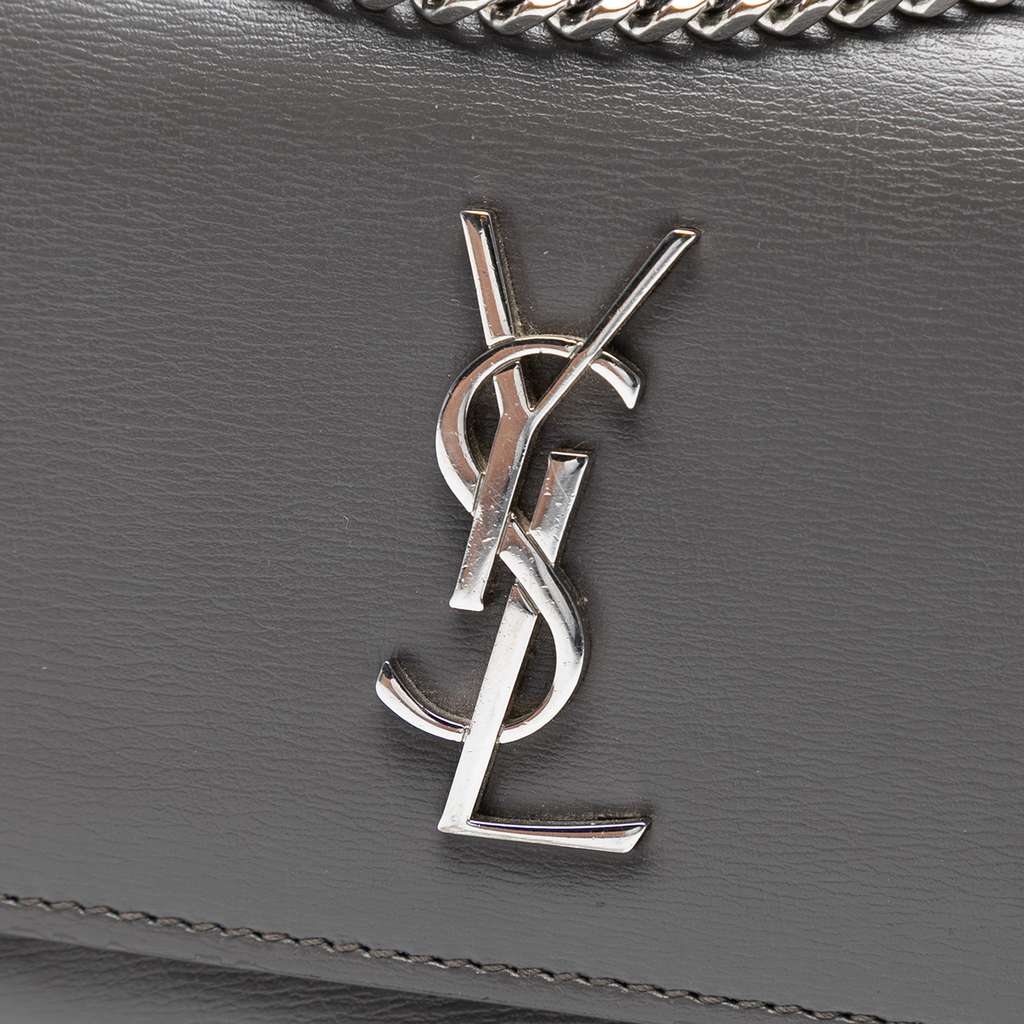 Saint Laurent Small Leather Monogram Sunset Crossbody - Detail 1
