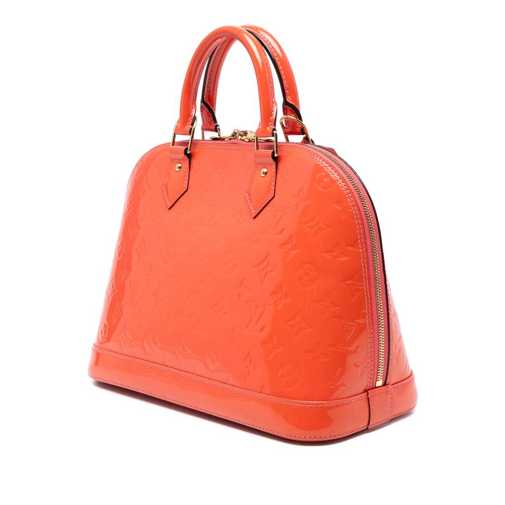 Louis Vuitton Monogram Vernis Alma PM - Back view