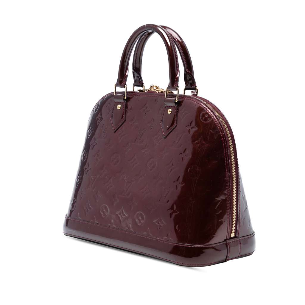 Louis Vuitton Monogram Vernis Alma PM - Back view