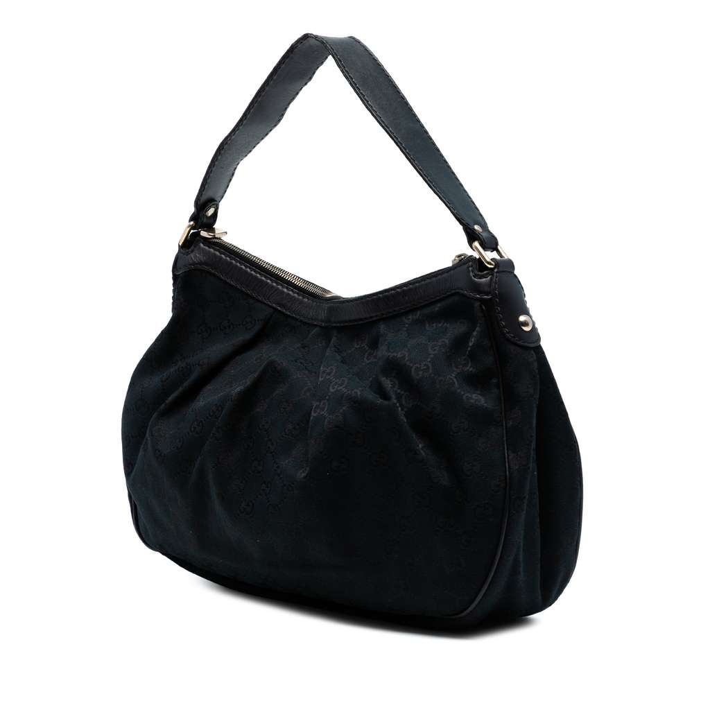 Gucci GG Canvas Sukey Shoulder Bag - Back view