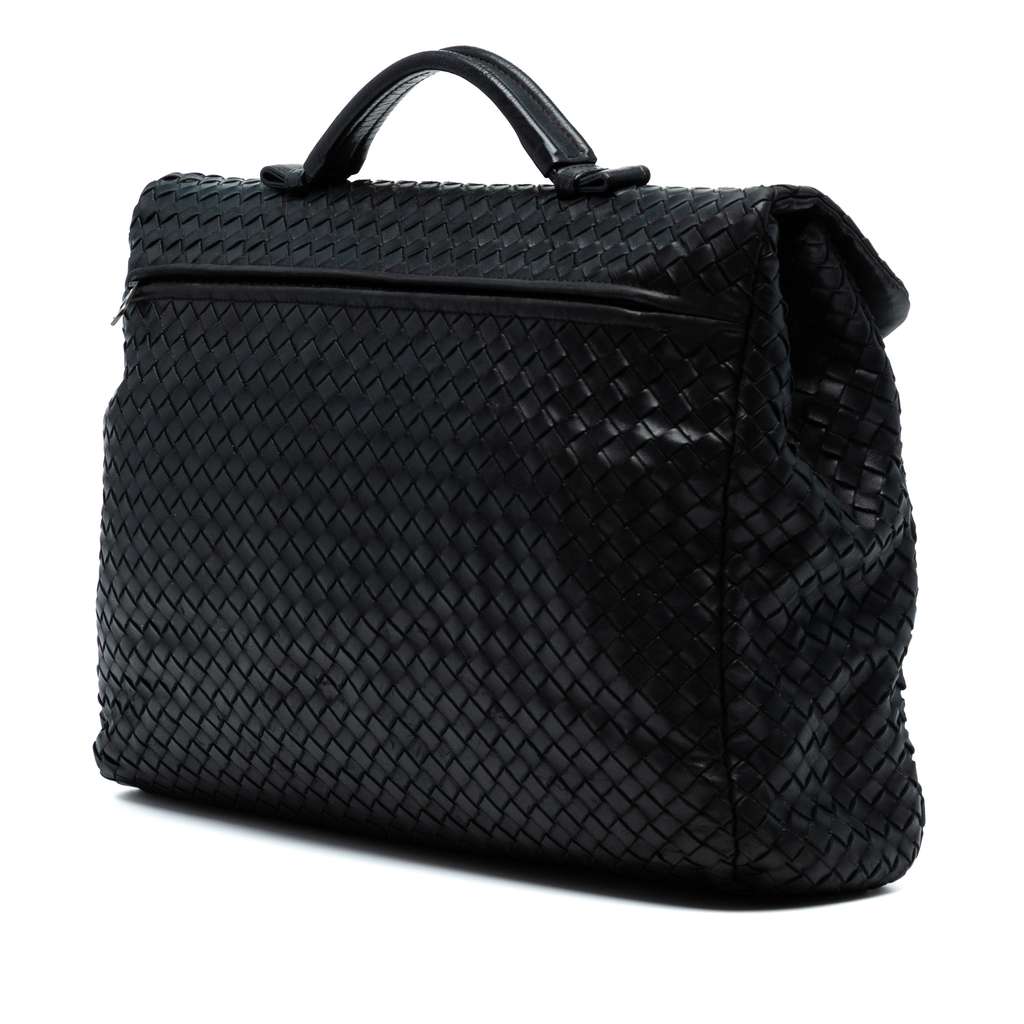 Bottega Veneta Nappa Intrecciato Briefcase - Back view