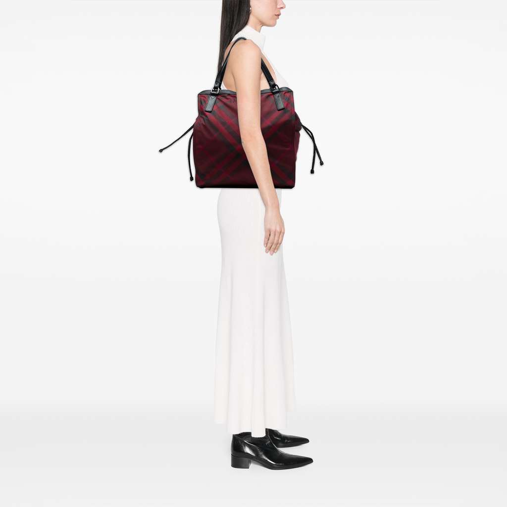 Burberry Supernova Check Nylon Buckleigh Tote - Detail 2