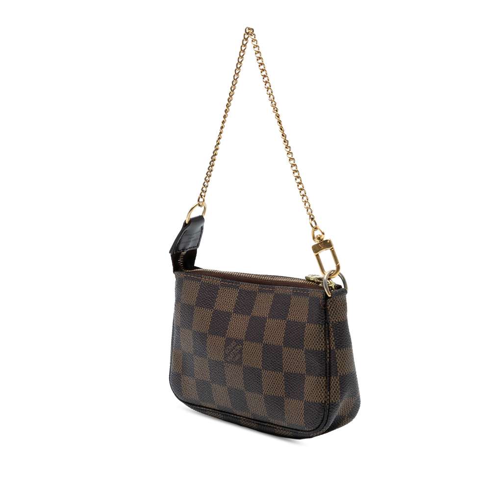 Louis Vuitton Damier Ebene Mini Pochette Accessoires - Back view