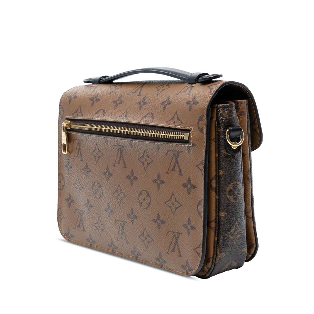 Louis Vuitton Monogram Reverse Pochette Metis - Back view