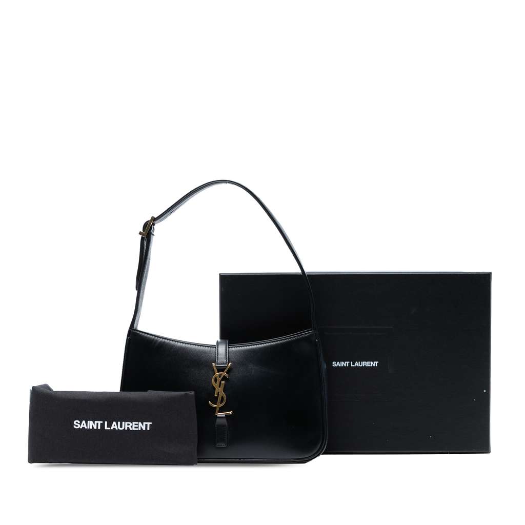 Saint Laurent Smooth Calfskin Le 5 a 7 Hobo - Image 10
