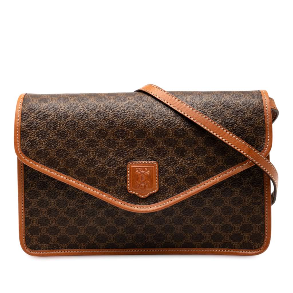 Celine Macadam Coated Canvas Crossbody