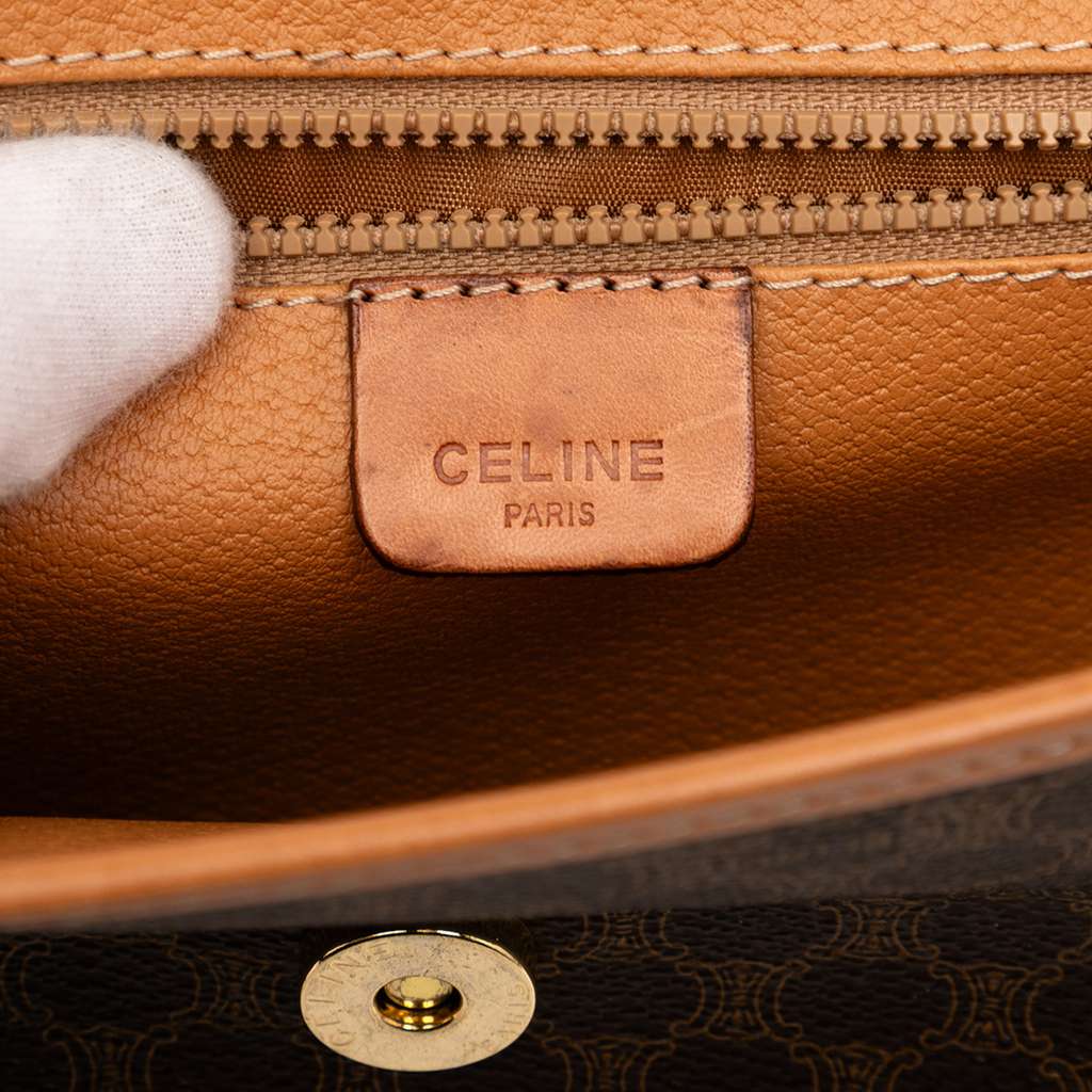 Celine Macadam Coated Canvas Crossbody - Side view