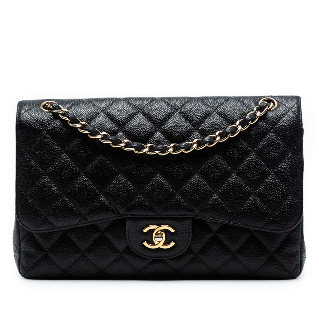 Chanel Jumbo Classic Caviar Double Flap