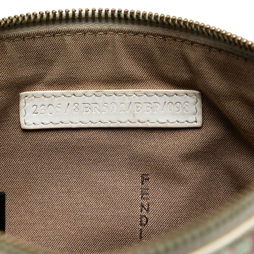 Fendi Multicolor Zucca Spalmati Chain Pochette - Detail 1