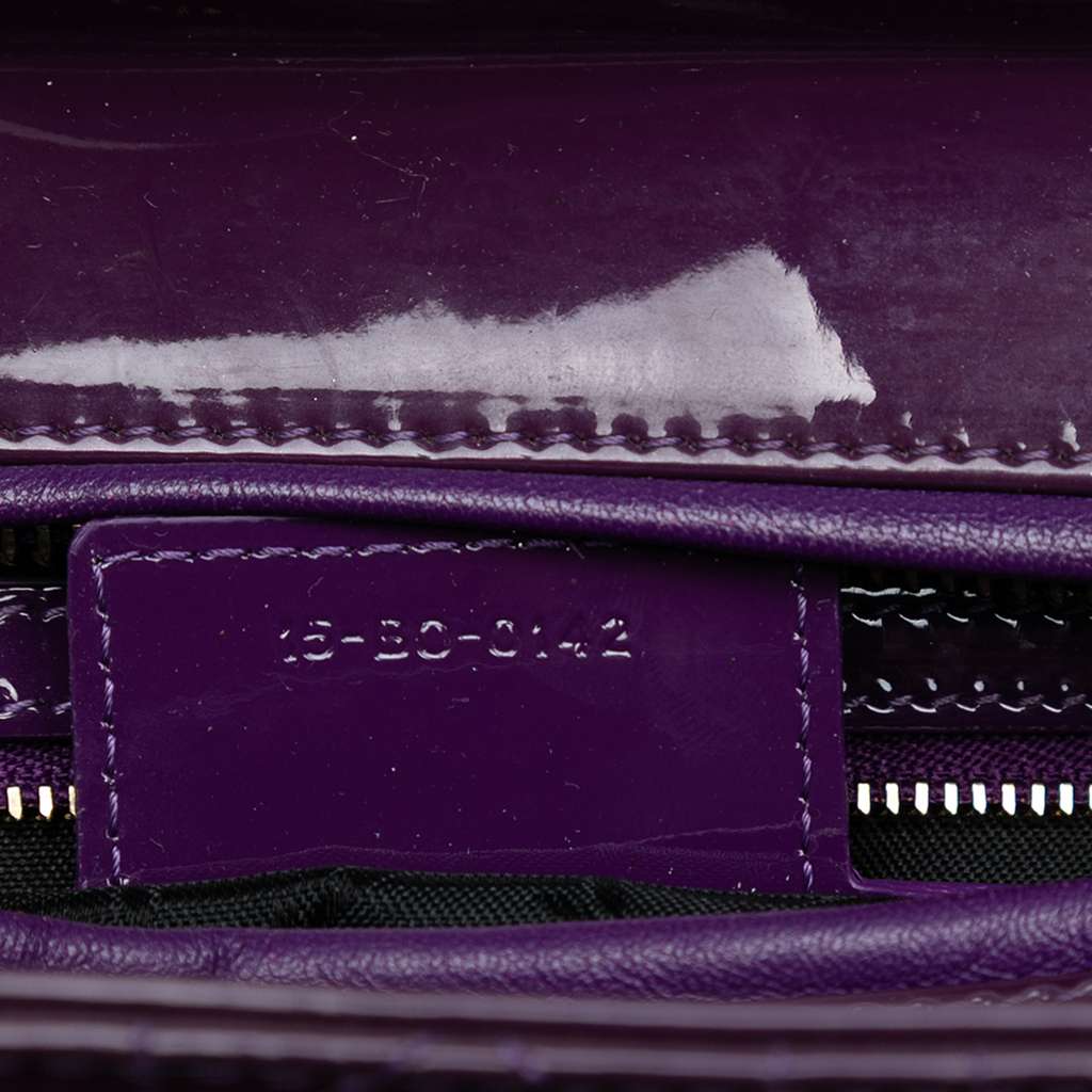 Dior Large Patent Cannage Lady Dior - Detail 1