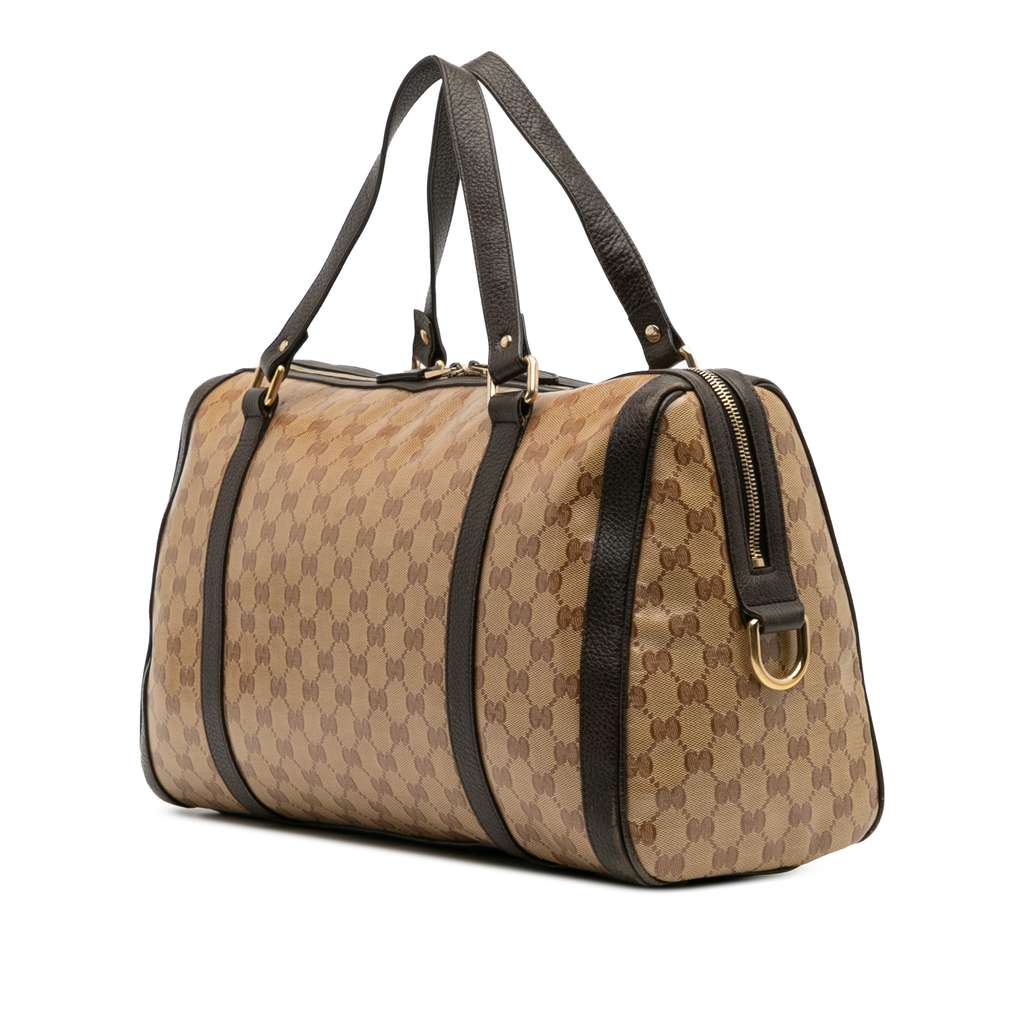 Gucci Large GG Crystal Duchessa Boston Bag - Back view