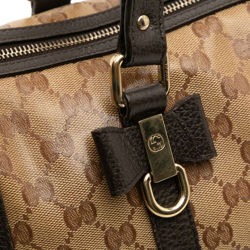Gucci Large GG Crystal Duchessa Boston Bag - Image 11