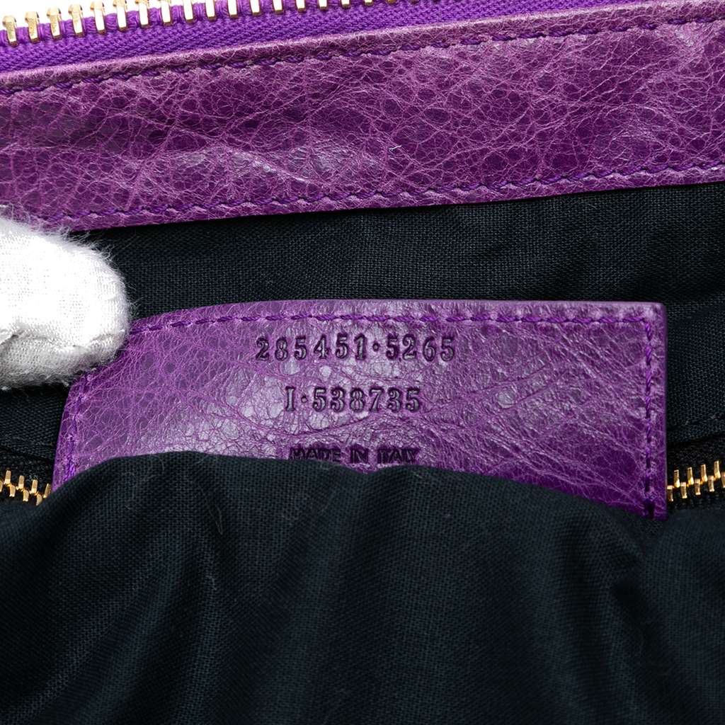 Balenciaga Lambskin Motocross Giant 12 Work Satchel - Detail 1