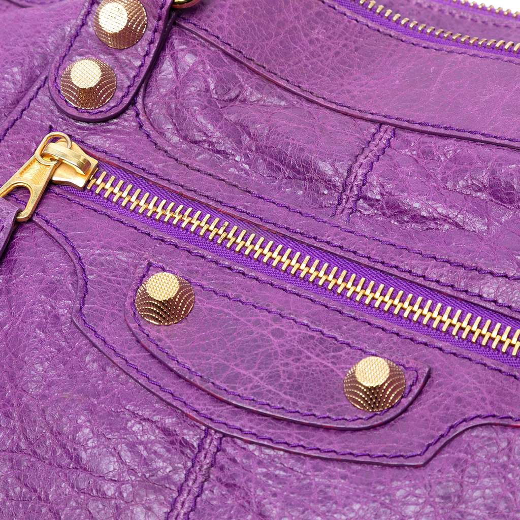 Balenciaga Lambskin Motocross Giant 12 Work Satchel - Detail 2