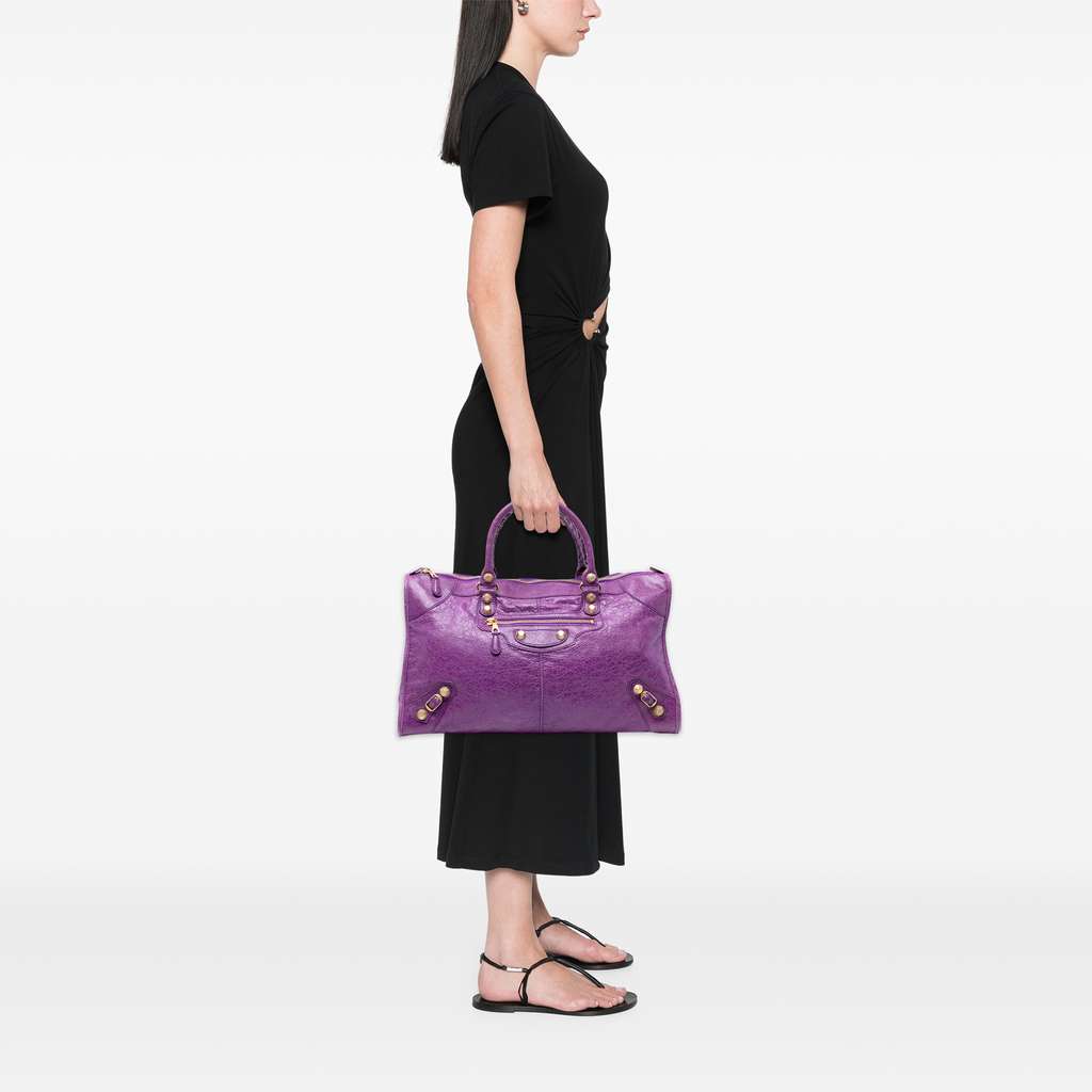 Balenciaga Lambskin Motocross Giant 12 Work Satchel - Image 11