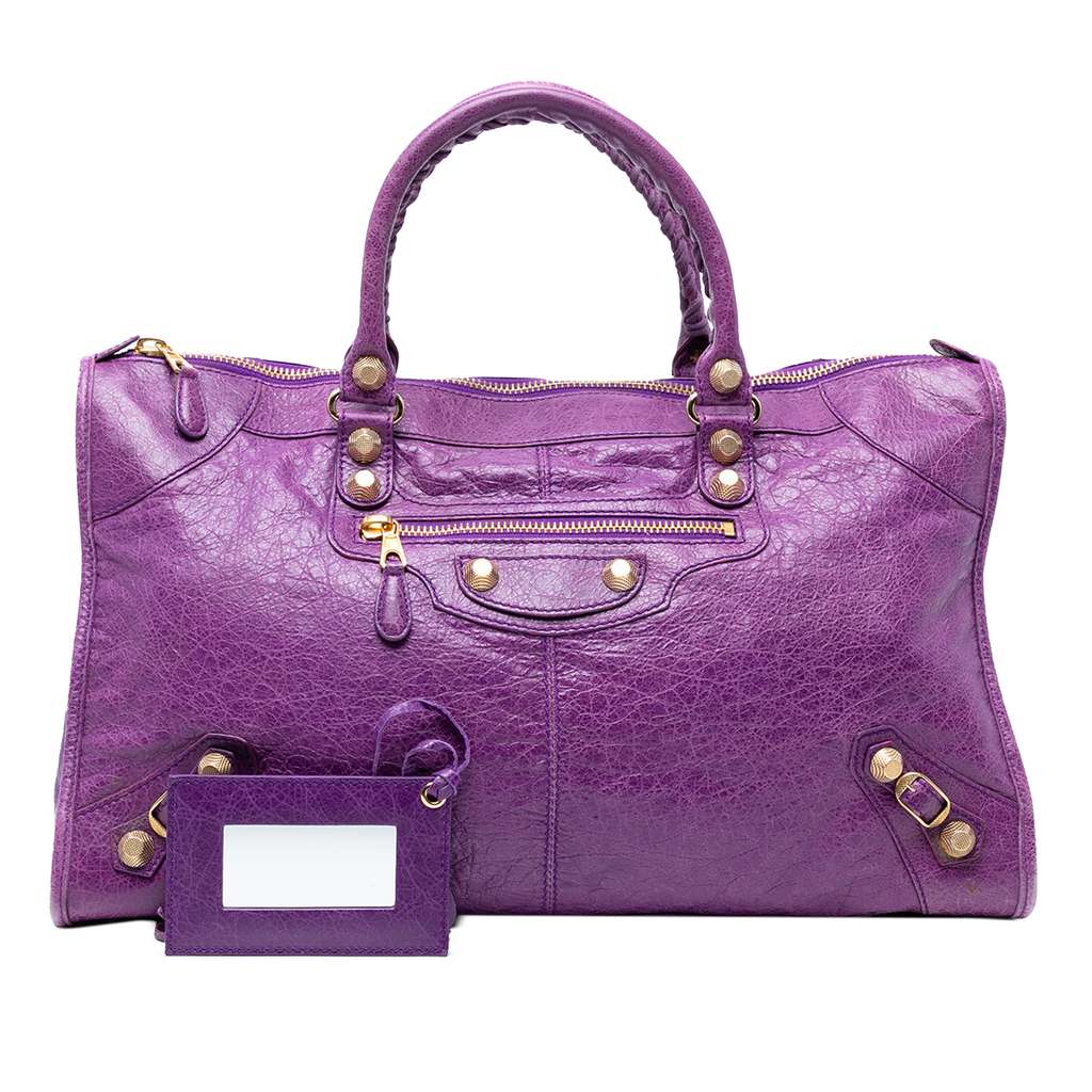 Balenciaga Lambskin Motocross Giant 12 Work Satchel - Image 12