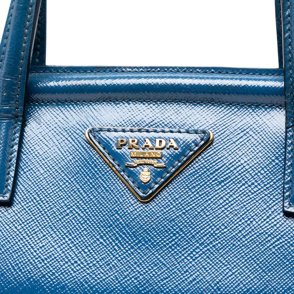 Prada Saffiano Vernice Satchel - Side view