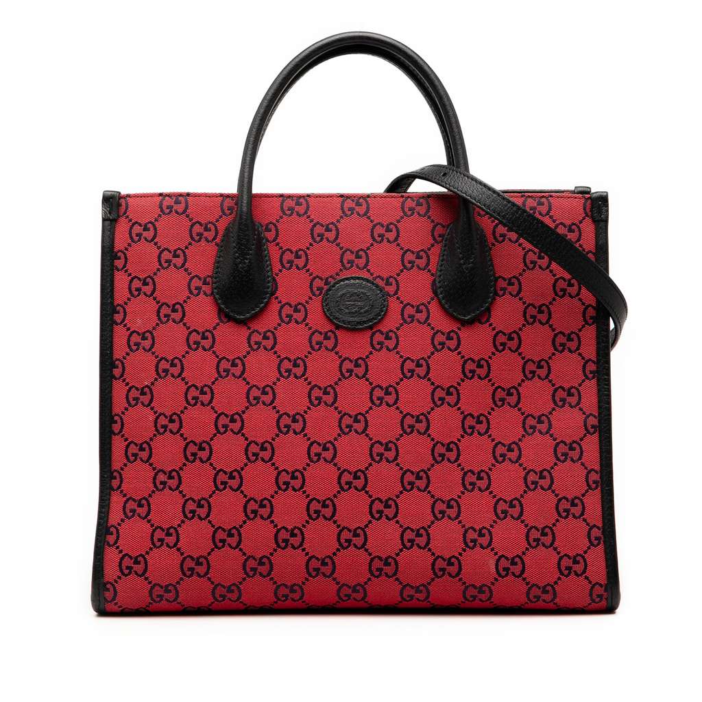 Gucci Small GG Canvas Interlocking G Tote